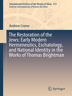 cover image of The Restoration of the Jews